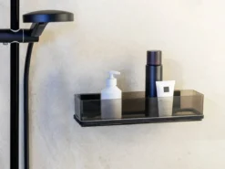 Prostokątna półka łazienkowa QUADRO, Vacuum-Loc, pod prysznic, WENKO