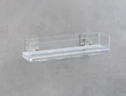 Prostokątna półka łazienkowa QUADRO, Vacuum-Loc, pod prysznic, WENKO