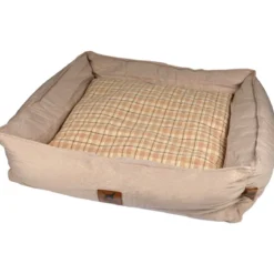 Prostokątne legowisko z poliestru, 75 x 70 cm