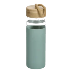 Przenośna butelka do picia z silikonową osłonką, 500 ml