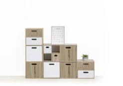 Pudełko do przechowywania z uchwytami STORAGE, 30 x 14,9 x 14,9 cm
