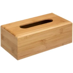 Pudełko na chusteczki, bambus, 25 x 13 x 8,5 cm