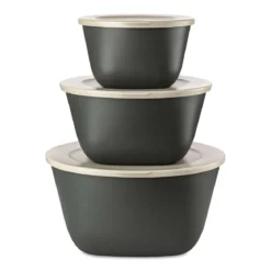 Pudełko z pokrywką 1l + 2l + 4l, CONNECT BOX SET STOCKHOLM, zestaw 3 sztuki, KOZIOL