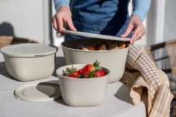 Pudełko z pokrywką 1l + 2l + 4l, CONNECT BOX SET STOCKHOLM, zestaw 3 sztuki, KOZIOL