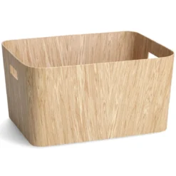 Pudełko z wytrzymałego kartonu WOOD, 39,5 x 30,5 x 20 cm