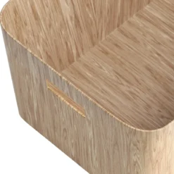 Pudełko z wytrzymałego kartonu WOOD, 39,5 x 30,5 x 20 cm
