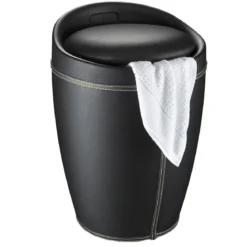 Pufa CANDY ze schowkiem - kosz na pranie, 2 w 1, WENKO