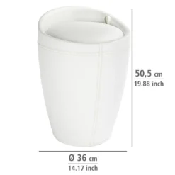 Pufa CANDY ze schowkiem - kosz na pranie, 2 w 1, WENKO