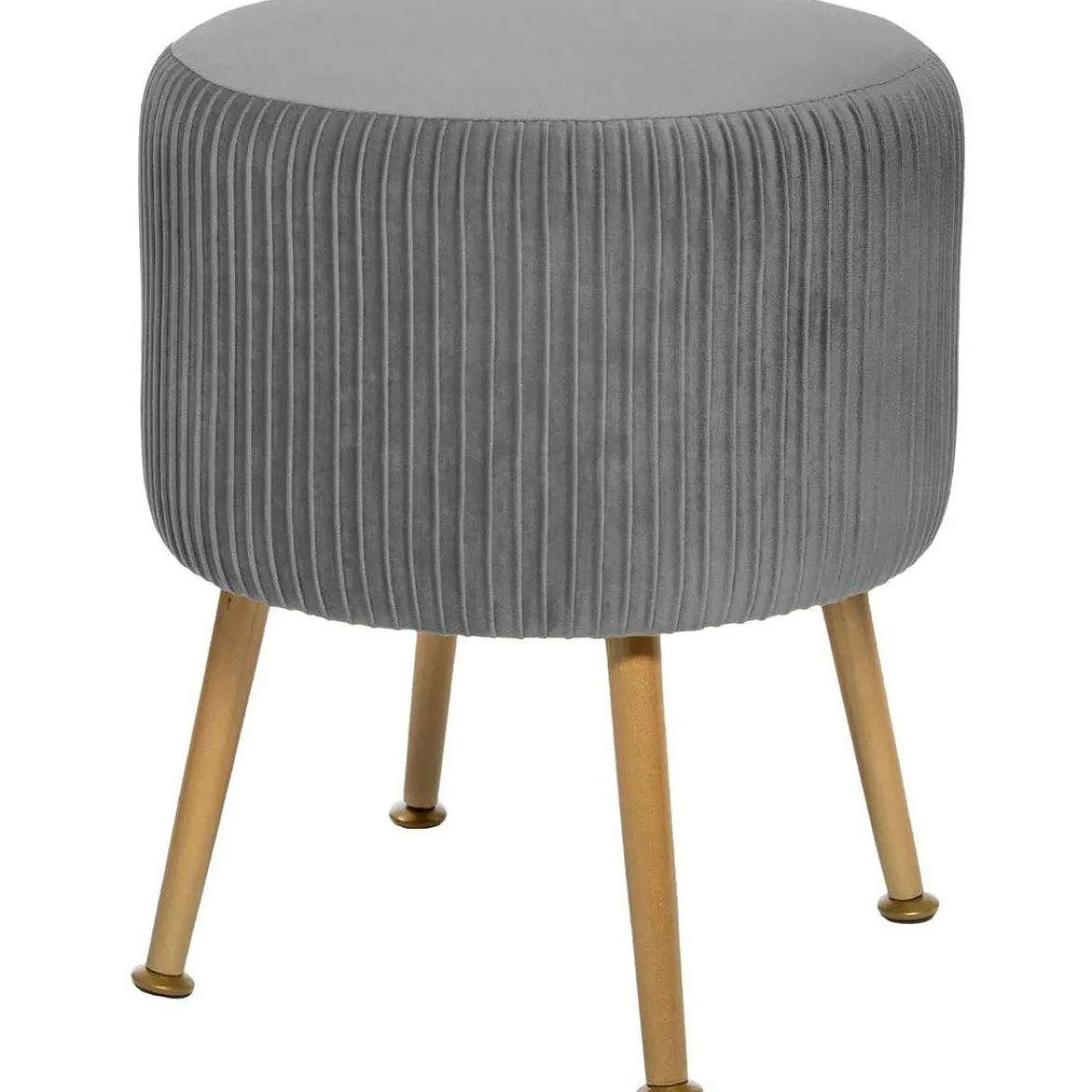 Pufa do salonu SOLARO, Ø 35 cm