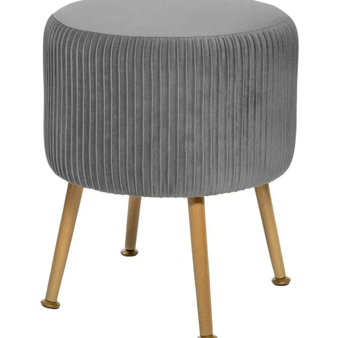 Pufa do salonu SOLARO, Ø 35 cm