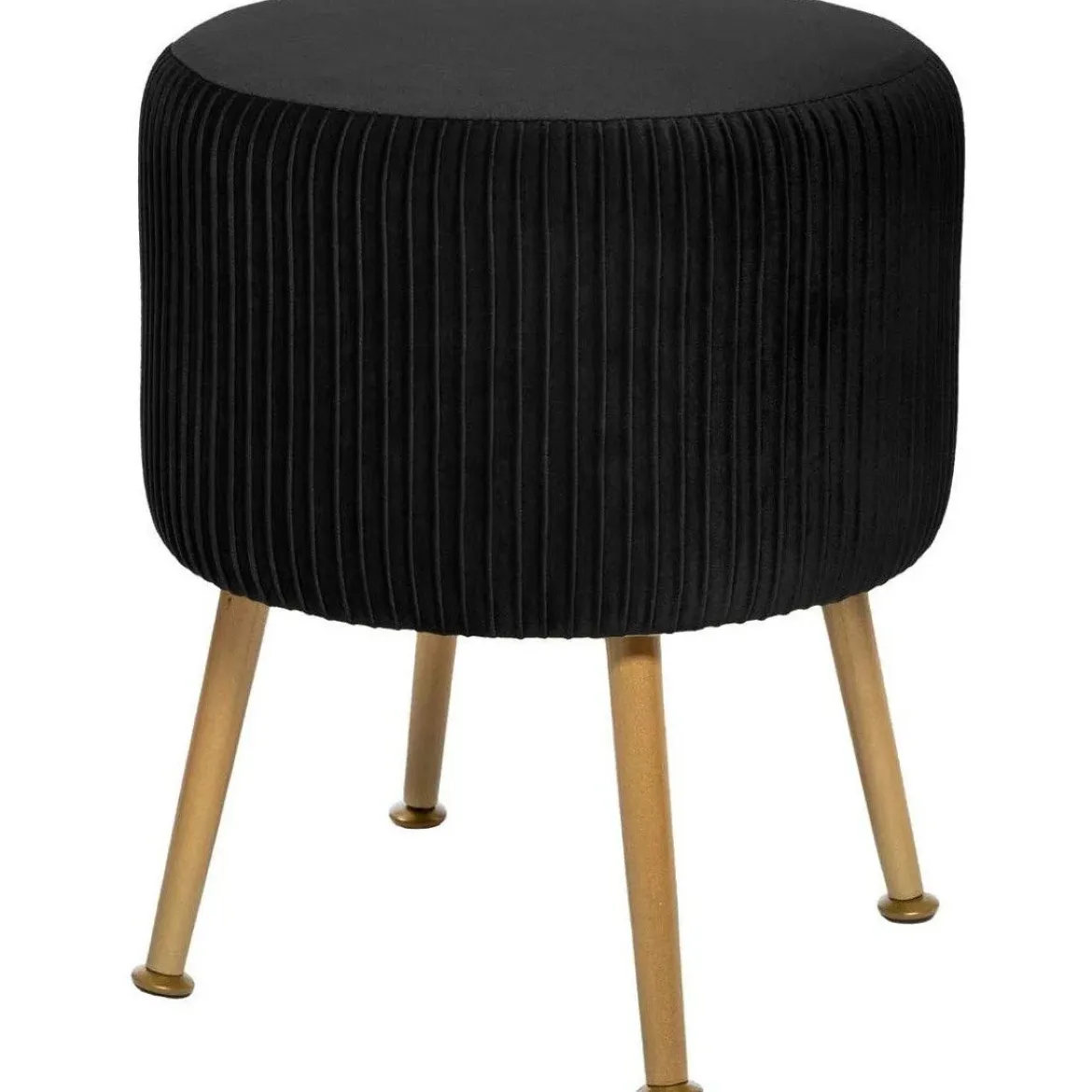 Pufa do salonu SOLARO, Ø 35 cm