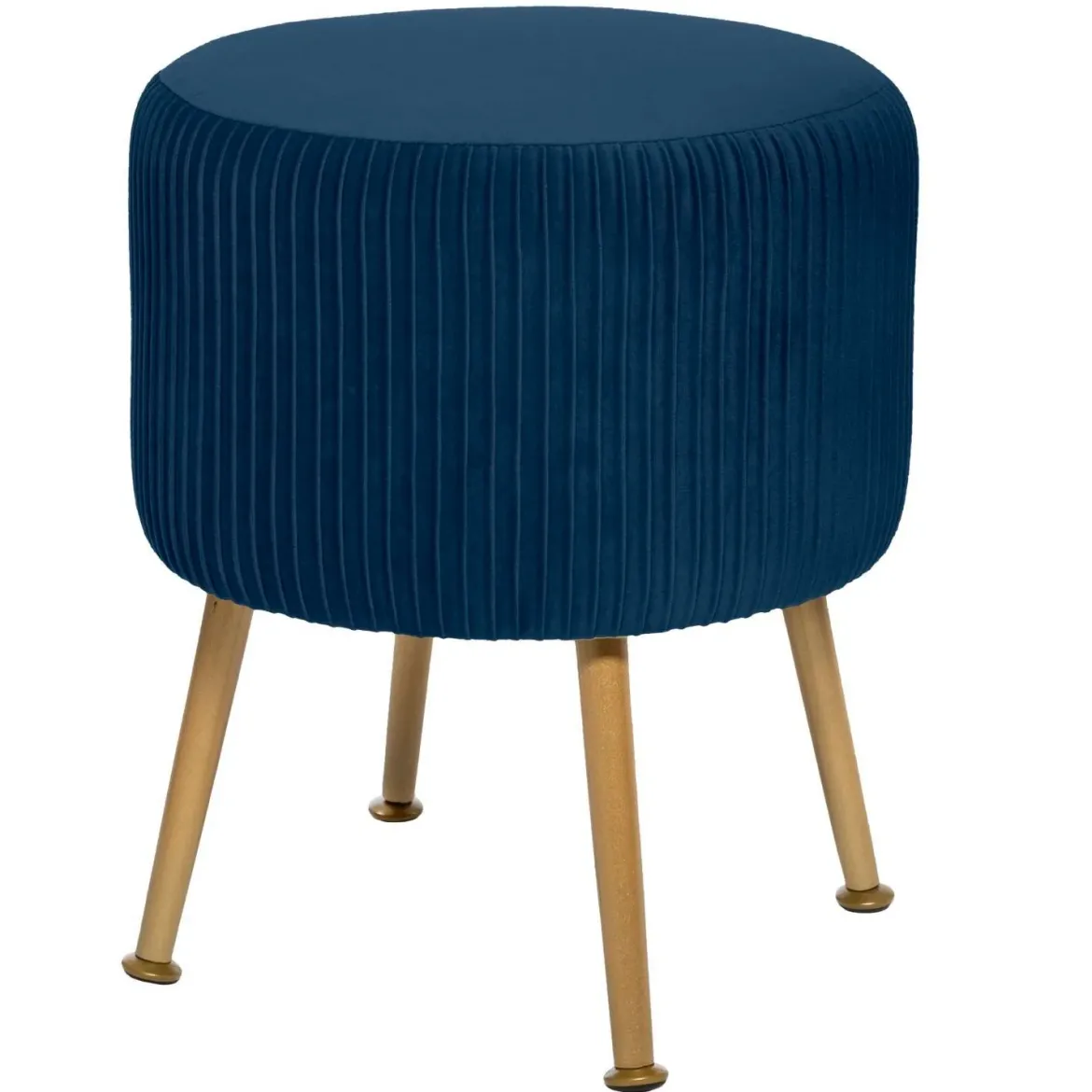 Pufa do salonu SOLARO, Ø 35 cm