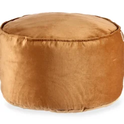 Pufa obita aksamitem, Ø 60 cm