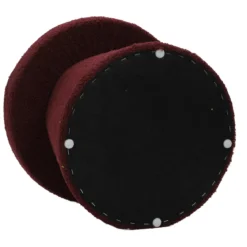 Pufa okrągła tapicerowana TEDDY grzybek boucle, Ø 43 x 38 cm