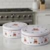 Puszka na ciastka BAILEY, ręcznie malowana, 2 szt