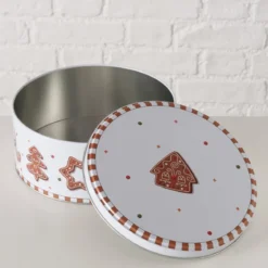 Puszka na ciastka GINGER, ręcznie malowana, 2 szt