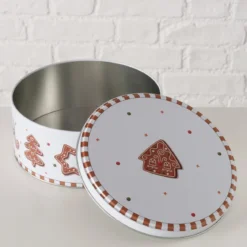 Puszka na ciastka GINGER, ręcznie malowana, 2 szt
