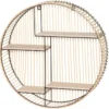 Rattanowa półka ścienna, Ø 50 cm