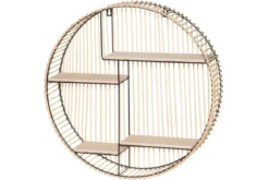 Rattanowa półka ścienna, Ø 50 cm