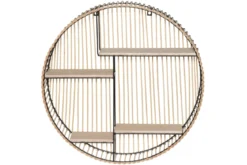 Rattanowa półka ścienna, Ø 50 cm