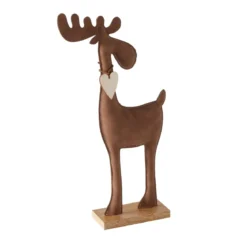 Ręcznie robiona figurka renifera BOONER, 34 cm
