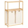 Regał bambusowy z koszem na pranie TIDY BOX, 72 x 33 x 109 cm