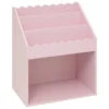 Regał na książki dla dzieci WAVE z falbanką, 48 x 32 x 60 cm