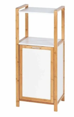 Regał z półką i koszem na pranie FINJA,WENKO, dł. 30 cm