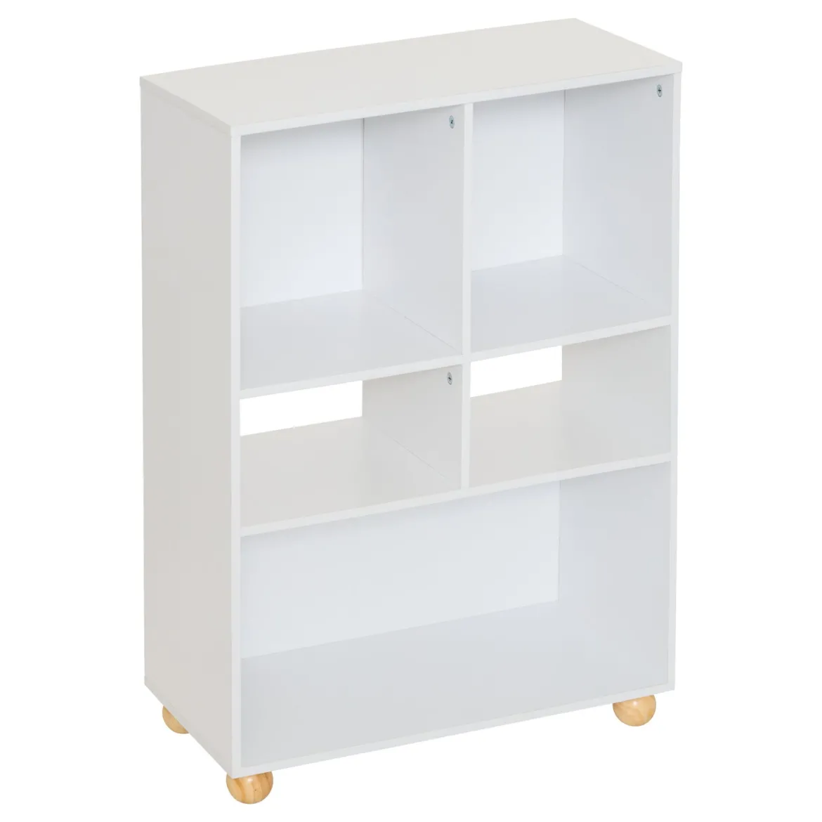 Regał z 5 pojemnikami STORAGE, 67,6 x 32 x 90,8 cm