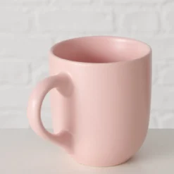 Różowy ceramiczny kubek PASTELL, 300 ml