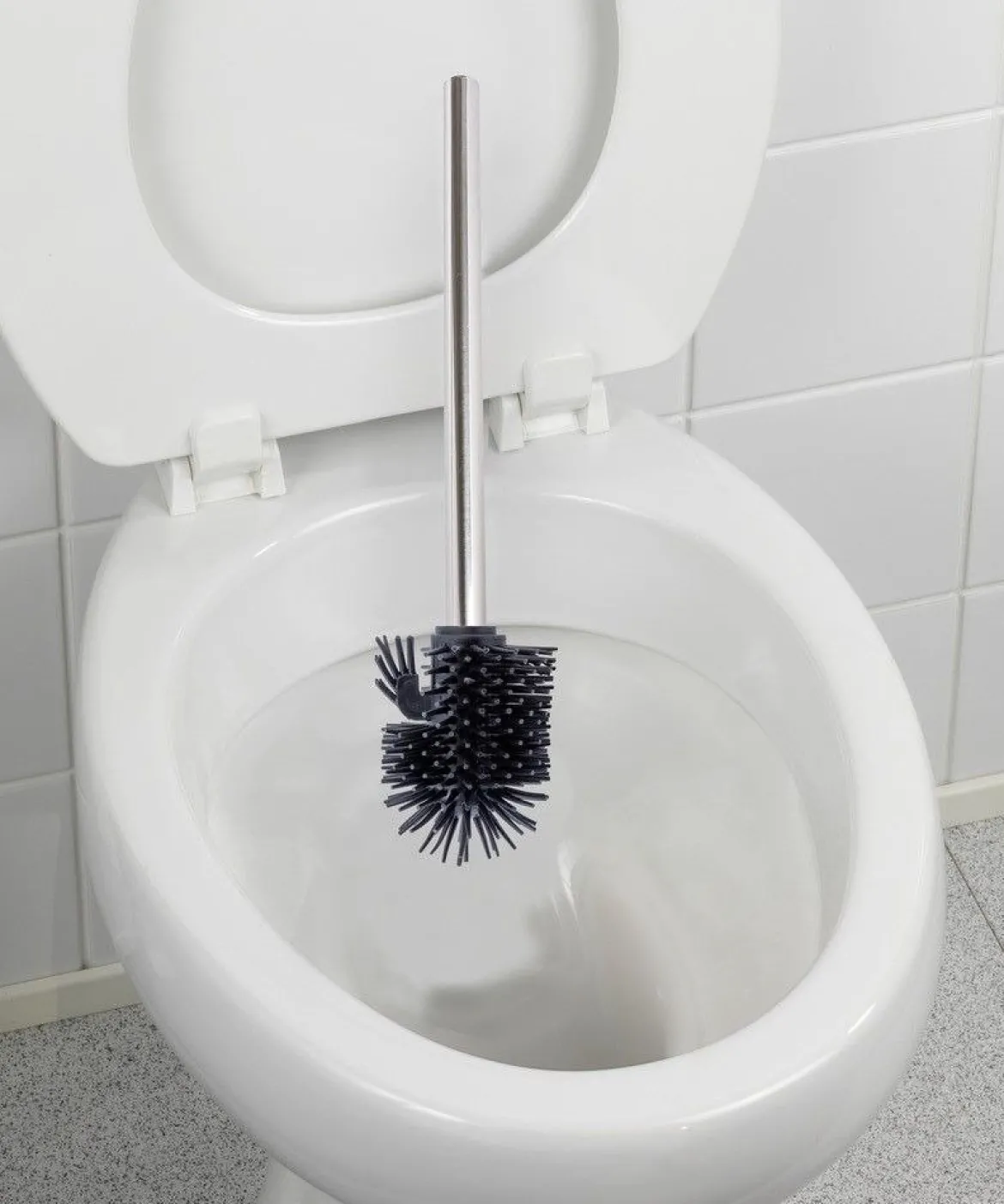 Samoczyszcząca, silikonowa szczotka do WC ⌀ 7,5 cm, WENKO