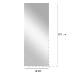 Samoprzylepna folia lustrzana,150 x 58 cm