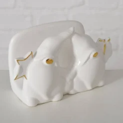 Serwetnik ceramiczny ze skrzatami MADDY