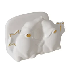 Serwetnik ceramiczny ze skrzatami MADDY