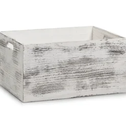 Skrzynia do przechowywania RUSTIC WHITE, drewniana, 40x30x20 cm, ZELLER