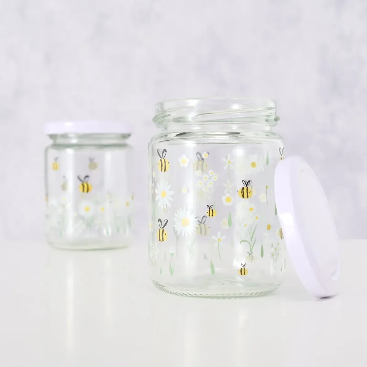 Słoiczki na miód HONEY, 2 sztuki x 240 ml
