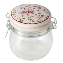 Słoik kuchenny dekoracyjny z pokrywką EMILY, 450 ml