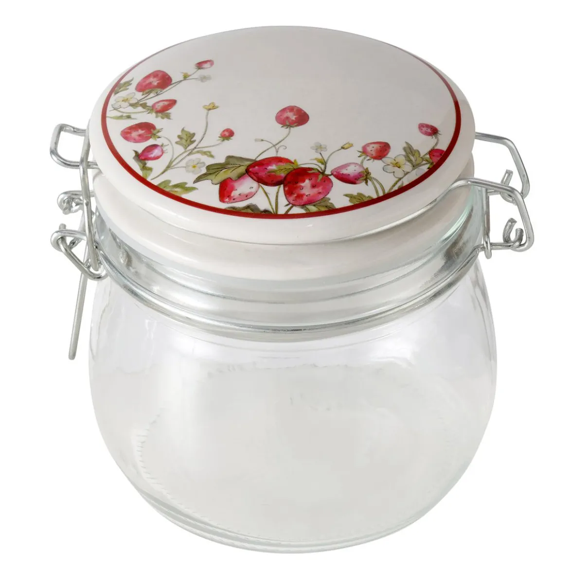 Słoik kuchenny dekoracyjny z pokrywką EMILY, 450 ml