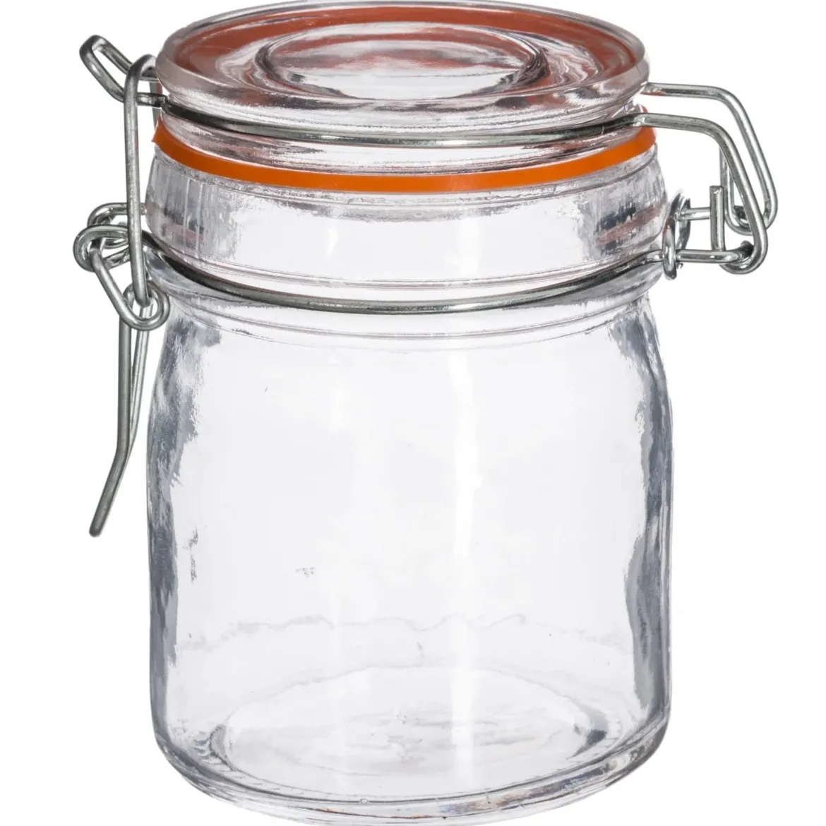 Słoik szklany z pokrywką i klipsem, 150 ml, 8 sztuk