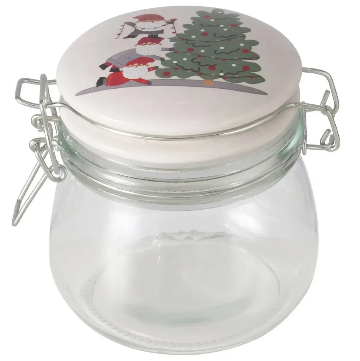Słoik z porcelanową pokrywką MONTI, 450 ml
