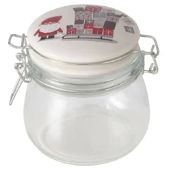 Słoik z porcelanową pokrywką MONTI, 450 ml