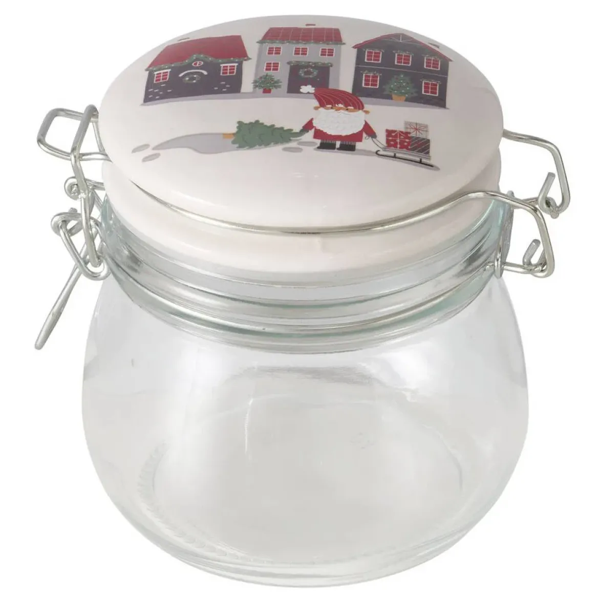 Słoik z porcelanową pokrywką MONTI, 450 ml