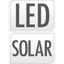 Solarna lampa ścienna, 23 x 16 x 5 cm