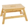 Stołeczek drewniany BAMBOO, 1 stopień