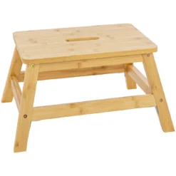 Stołeczek drewniany BAMBOO, 1 stopień