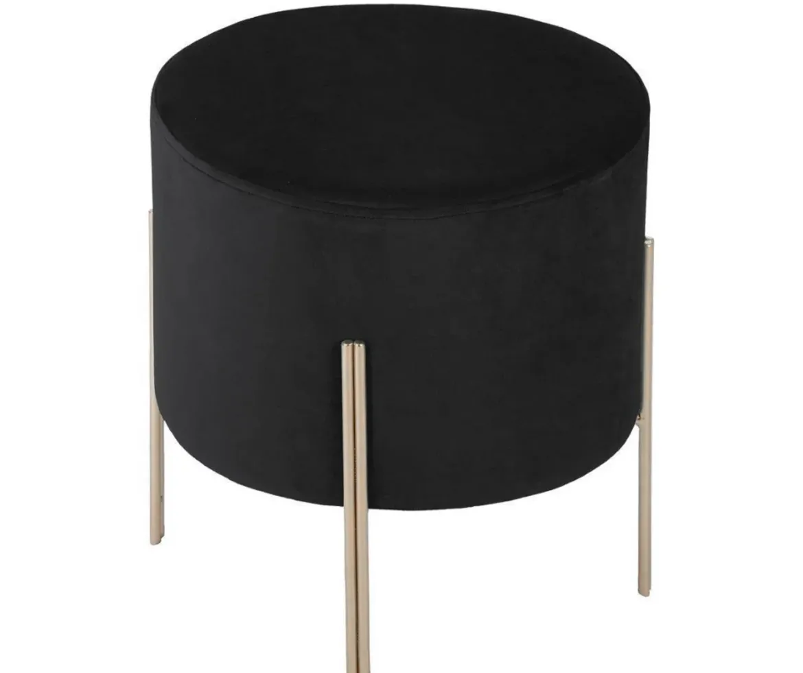 Stołek aksamitny VELVET, 33 cm