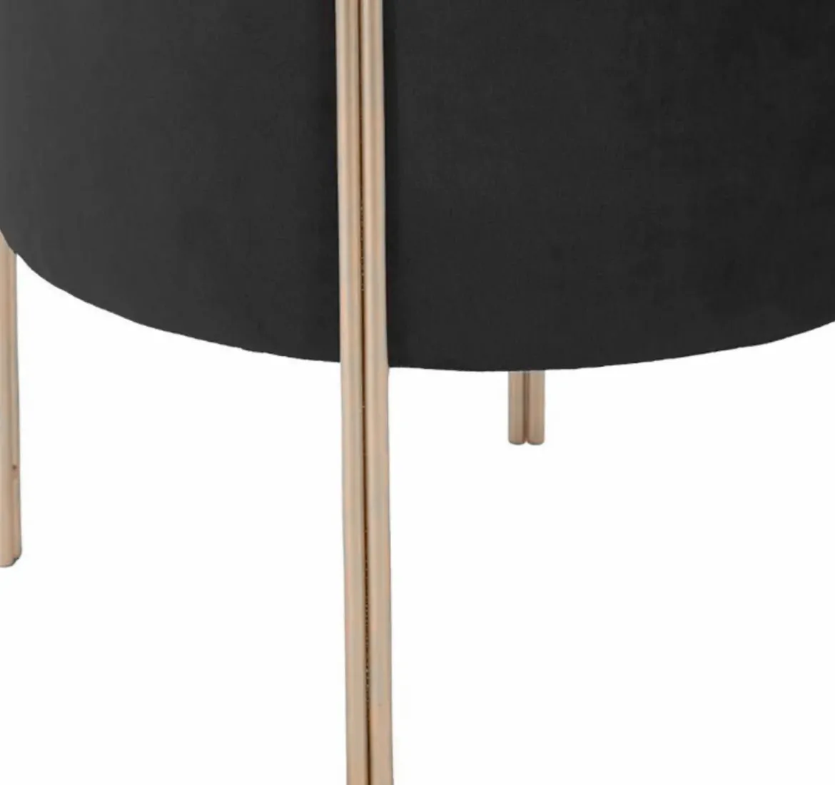 Stołek aksamitny VELVET, 33 cm