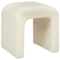 Stołek łuk bouclé SEVI, wys. 43 cm