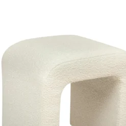 Stołek łuk bouclé SEVI, wys. 43 cm