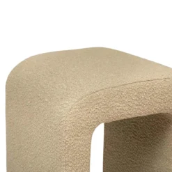 Stołek łuk bouclé SEVI, wys. 43 cm